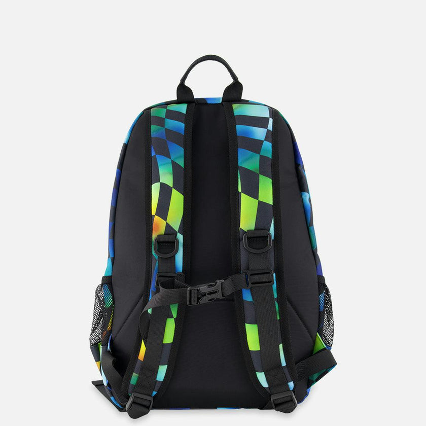 Little Boy Checkered Practical Spacious Durable Backpack