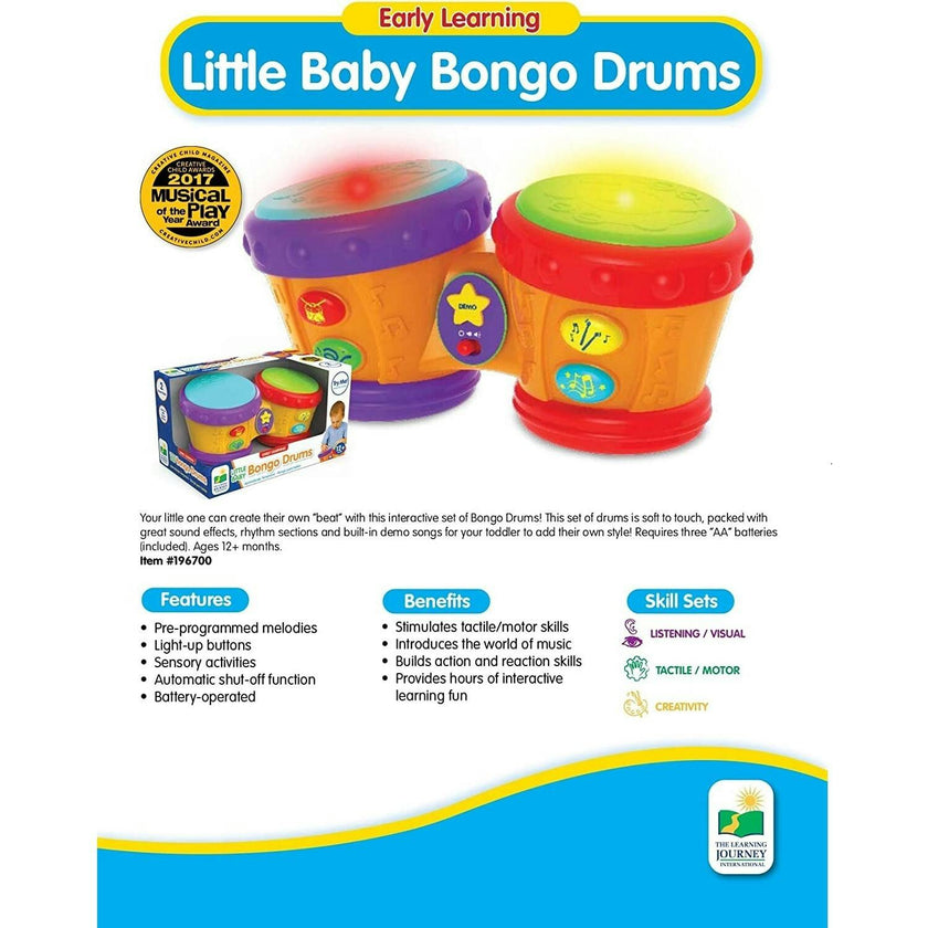 Learning Journey Little Baby Bongo Drums