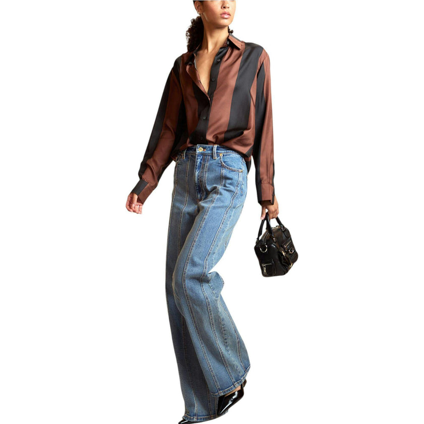 Collectible Stripe Silk Shirt