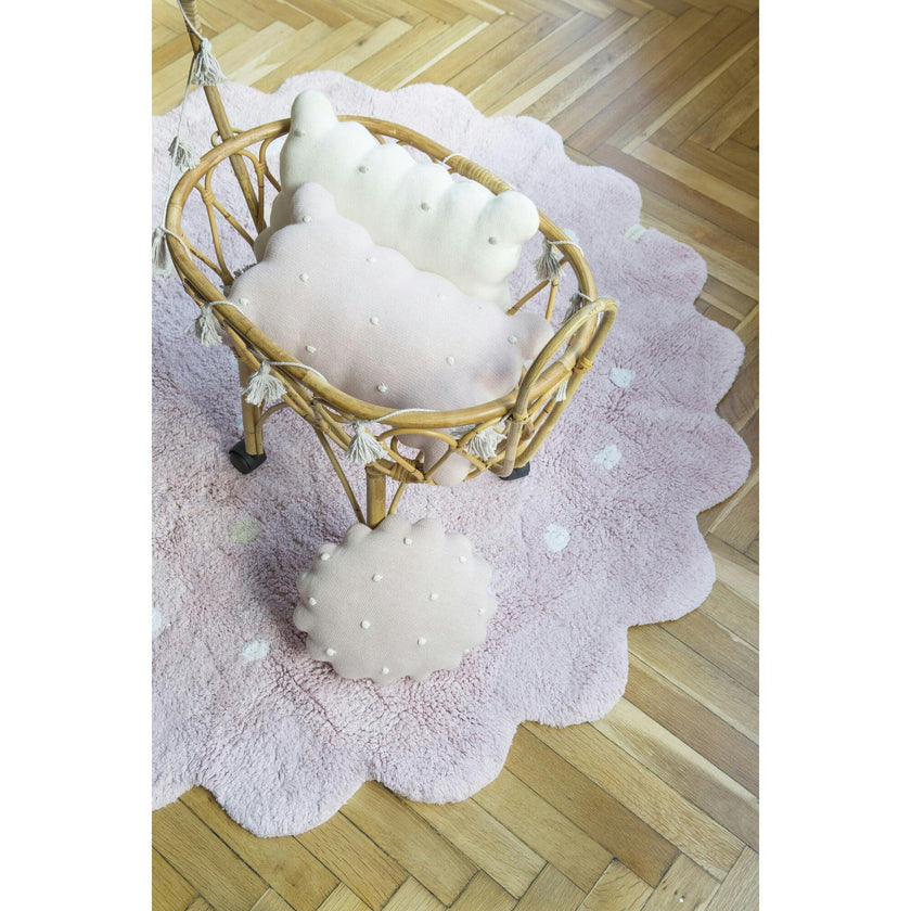 Knitted Biscuit Cushion