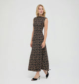 The Sloane Dress -  Duke Paisley Black