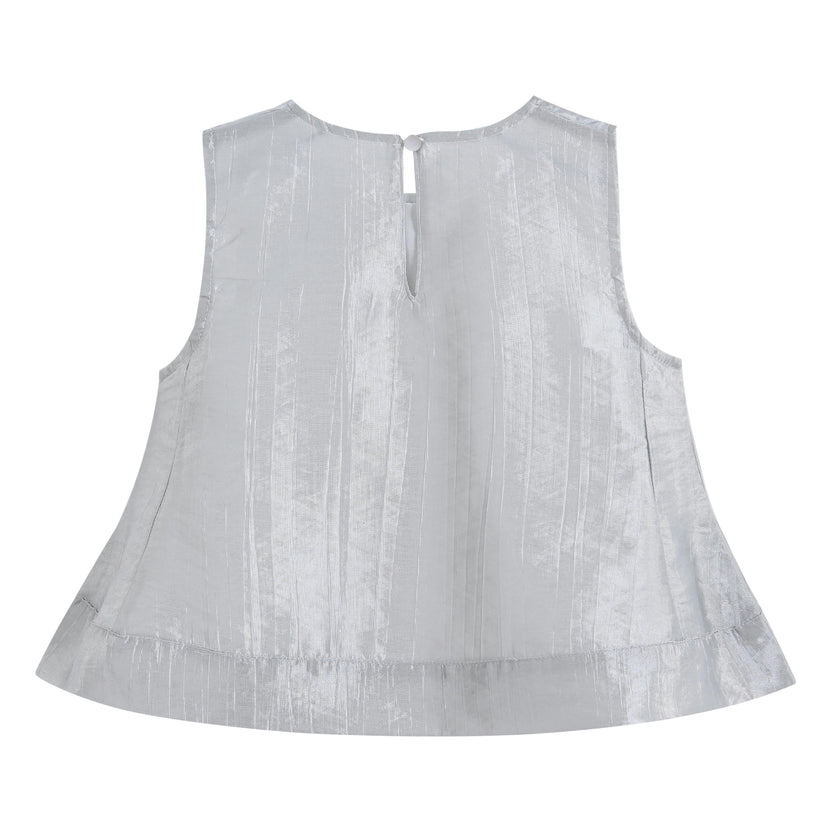 Silver Nerissa Bloom Skirt Set