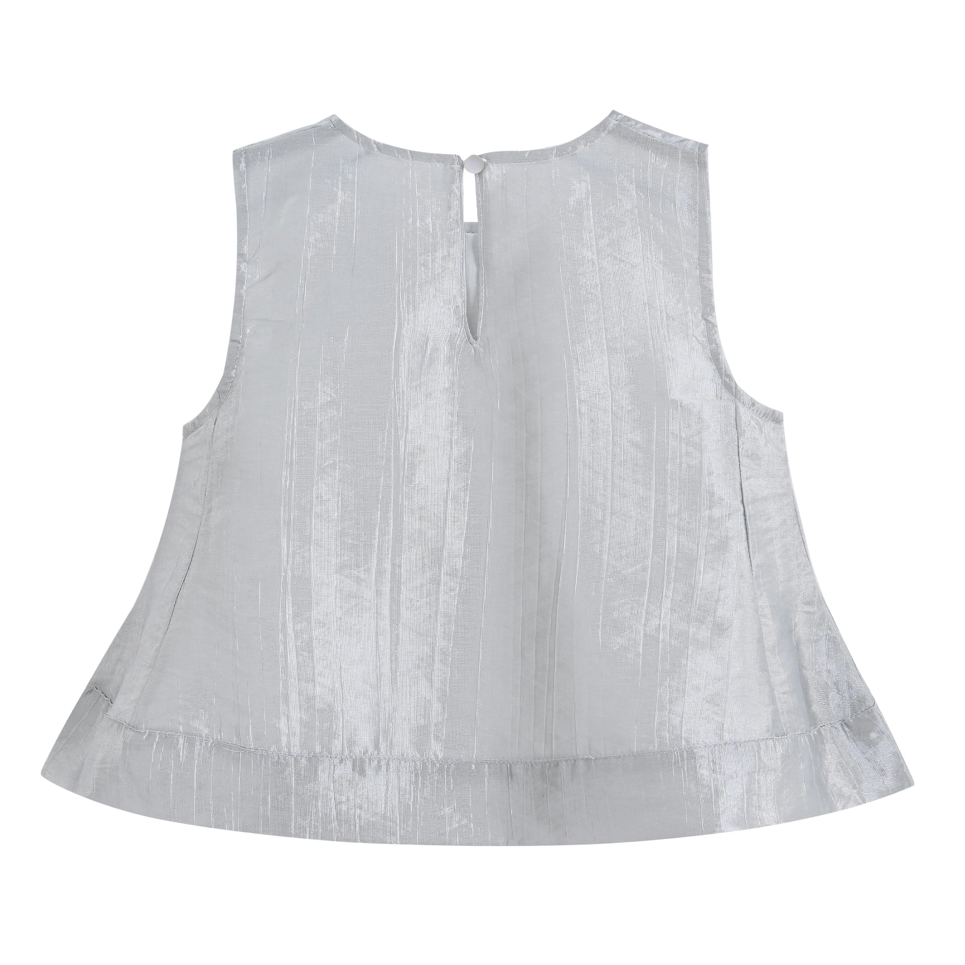Silver Nerissa Bloom Skirt Set