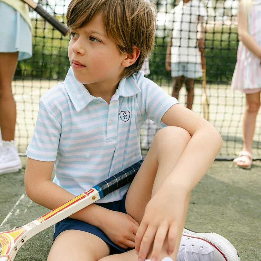 Archie Polo  - Ice Stripe