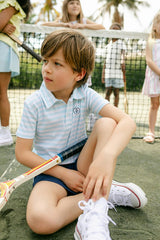Archie Polo  - Ice Stripe