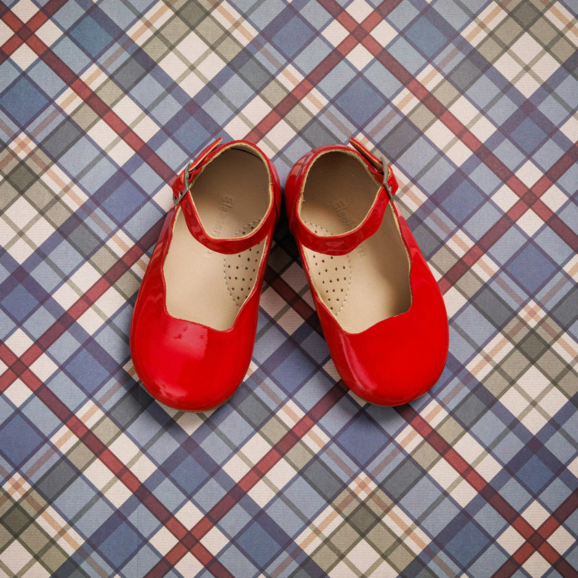 Toddler Ondina Ballet Flat | Red Leather