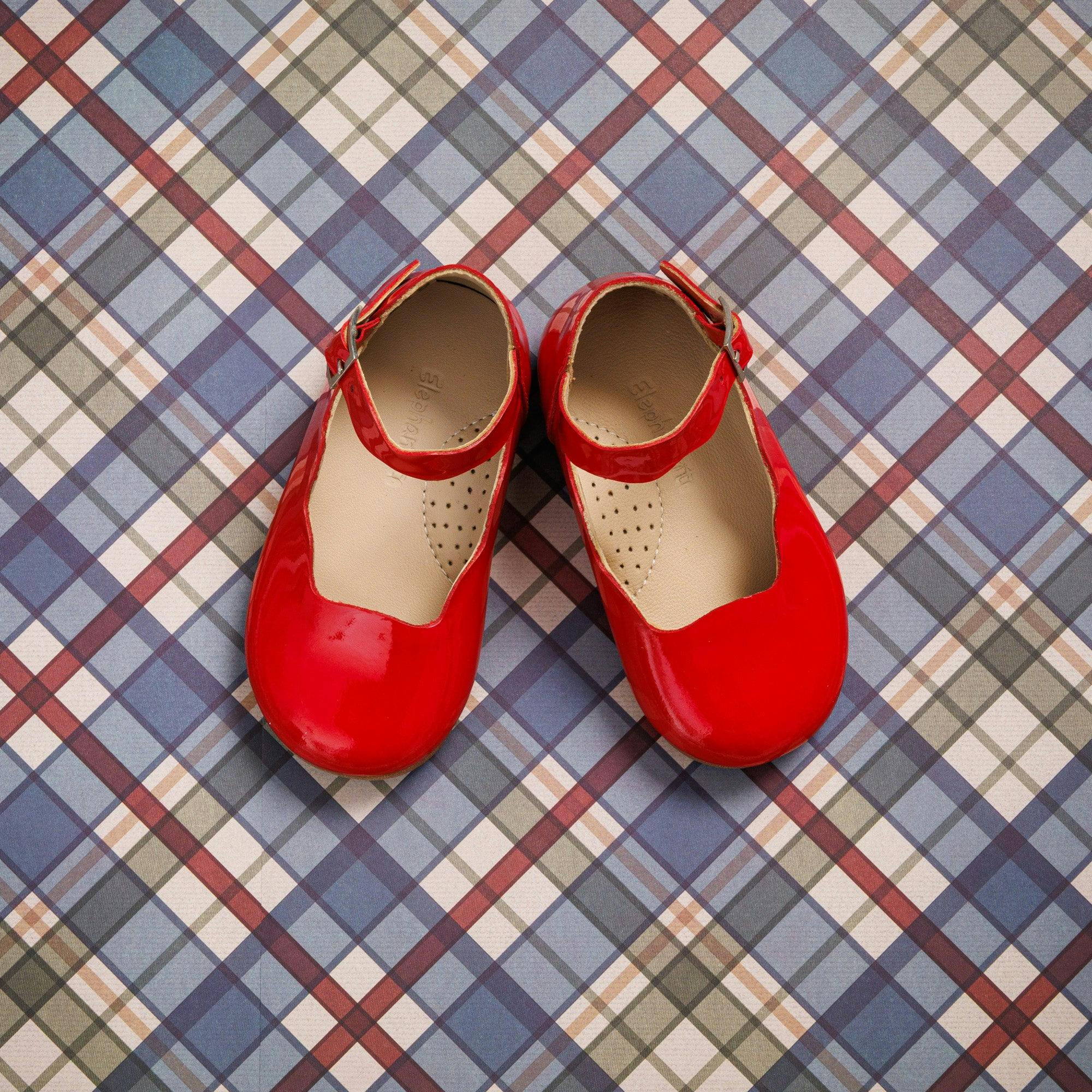 Toddler Ondina Ballet Flat | Red Leather