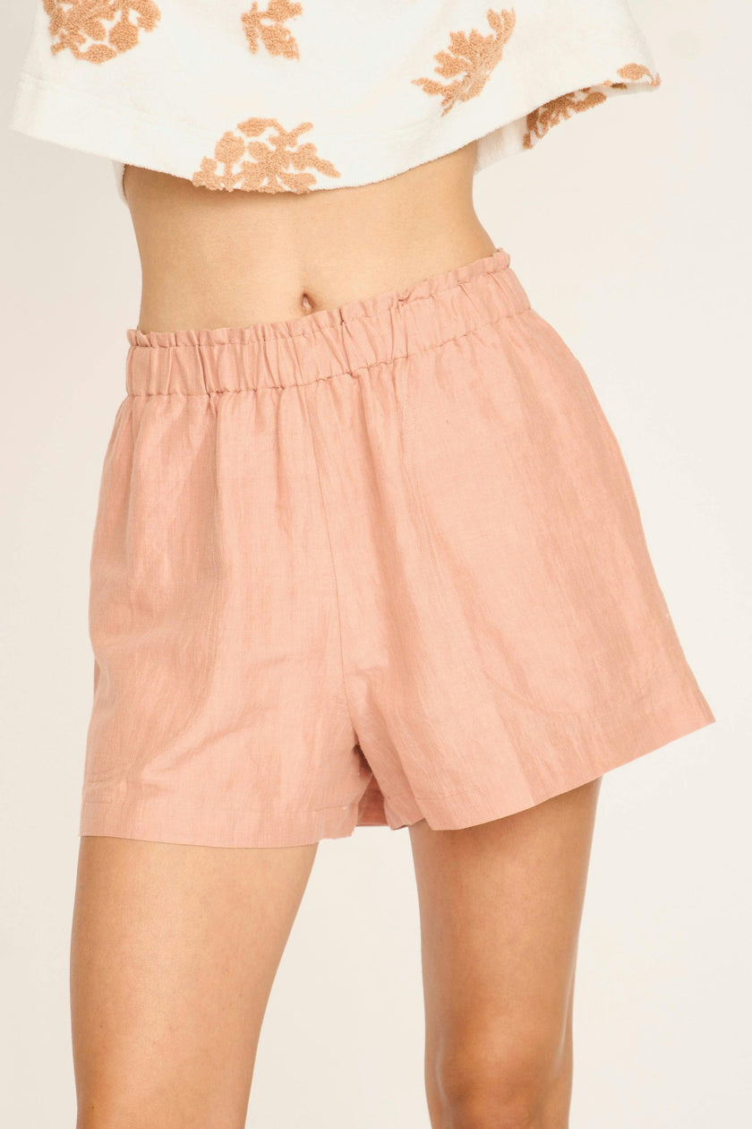Cairns Short in Mesa Linen