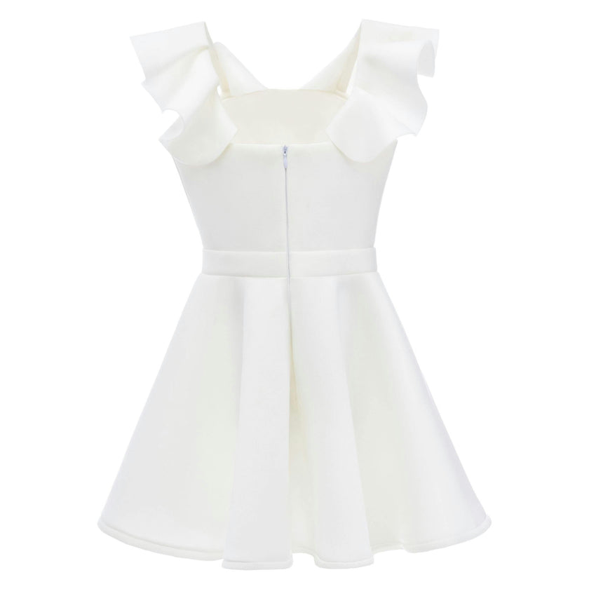White Trinity Bow Gown