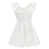 White Trinity Bow Gown