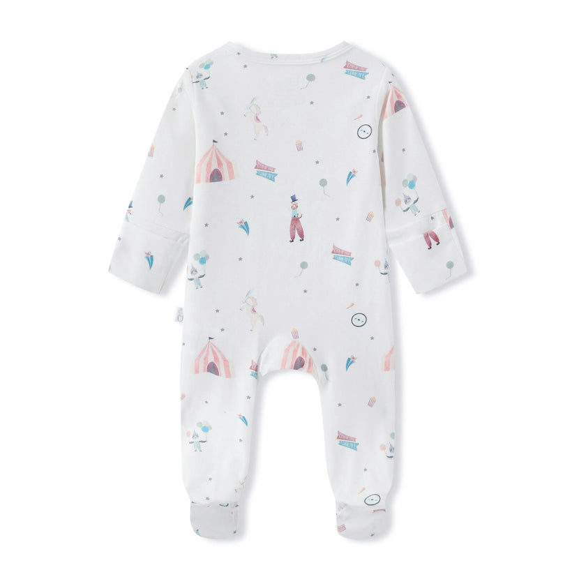 Bamboo Magnetic Footie Pajama - Le Cirque