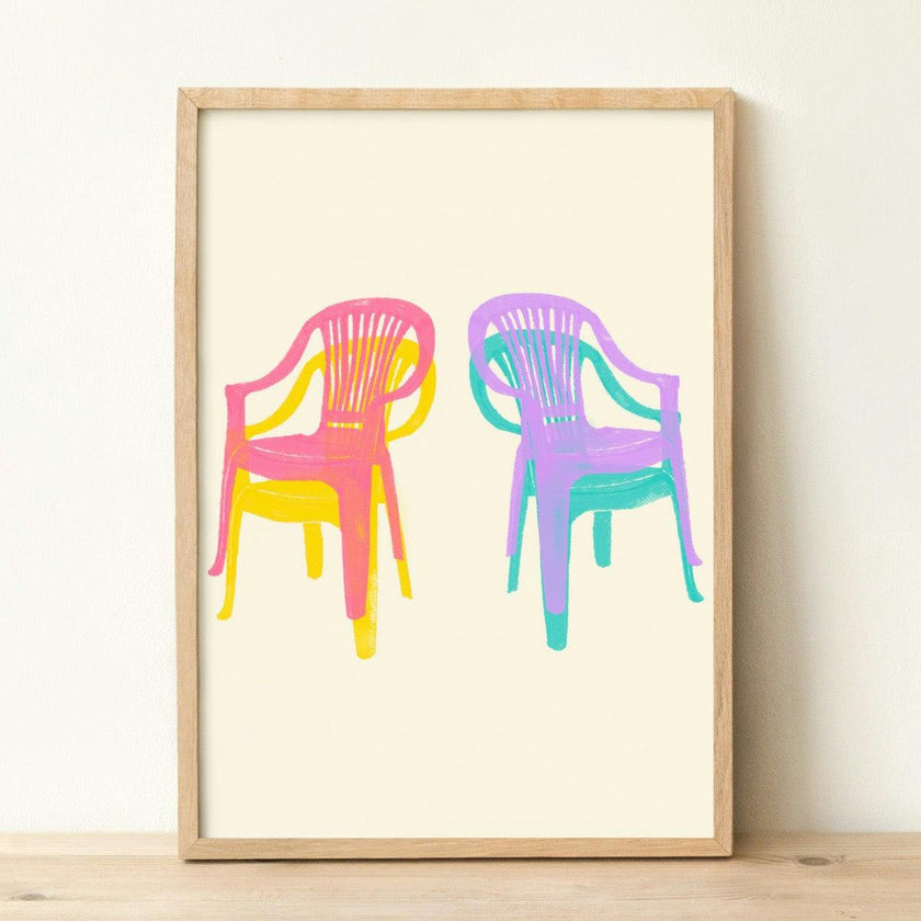 TIERRA CALIENTE CHAIRS POSTER