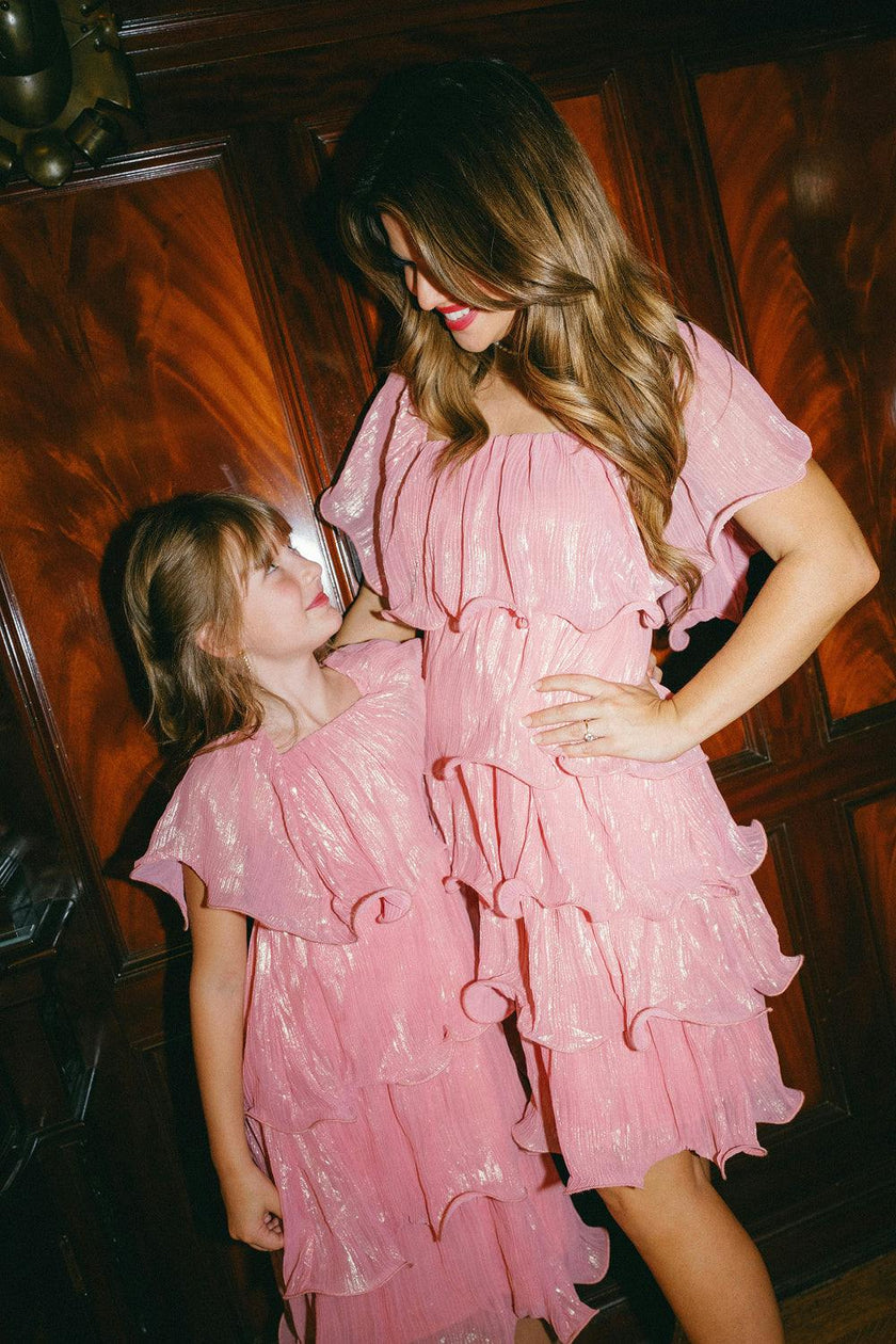 Mini Ramona Dress in Gilded Rosé