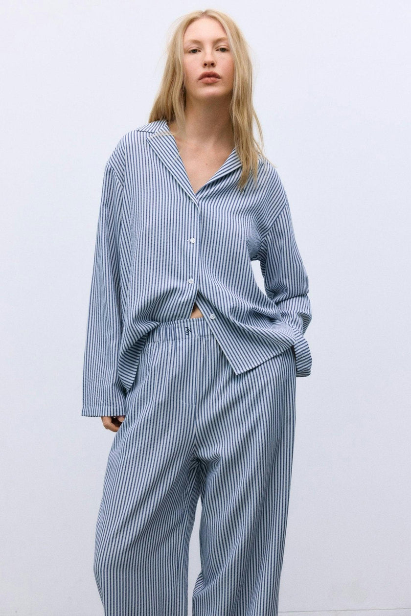 Alheli Woman Pant Summer Midnight Stripes