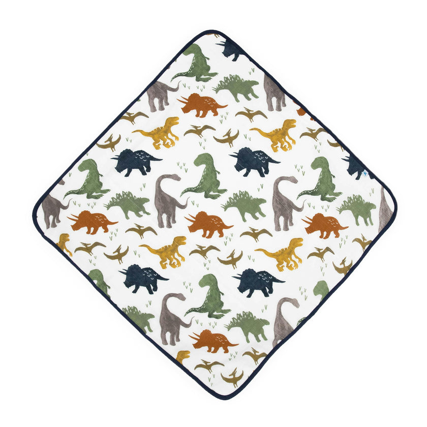 Infant Hooded Towel - Dino Friends