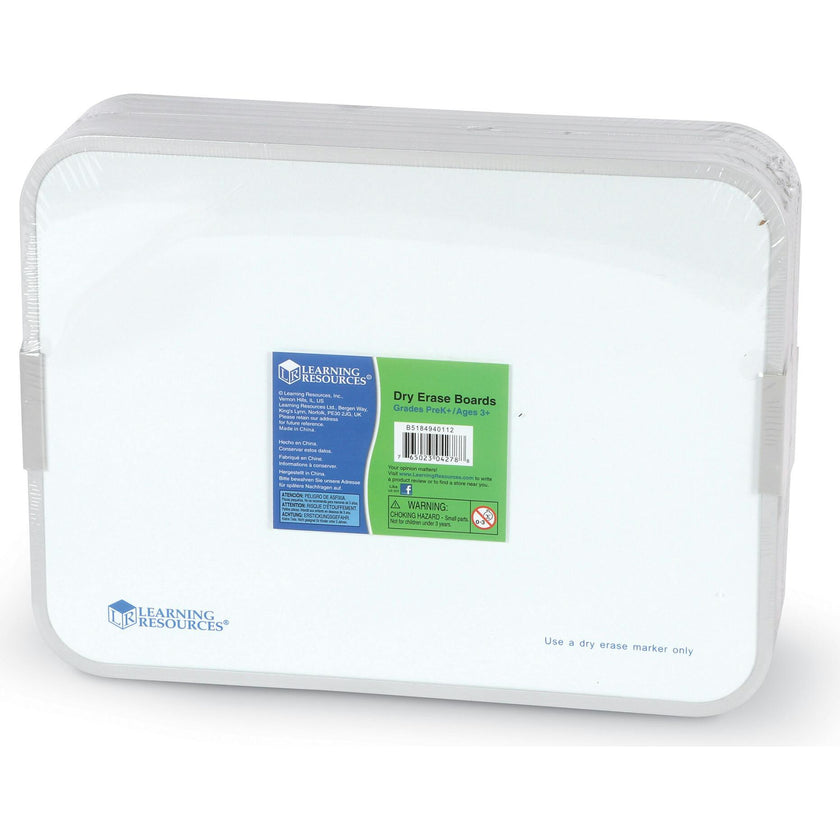 Magnetic Double-Sided Dry-Erase Boards Set of 10
