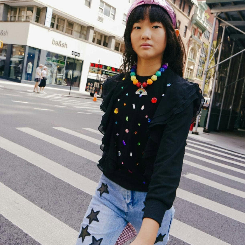 Ruffle Rainbow Gem Shirt