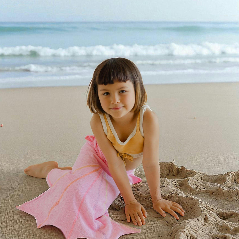 Mermaid Tail Wrap Towel