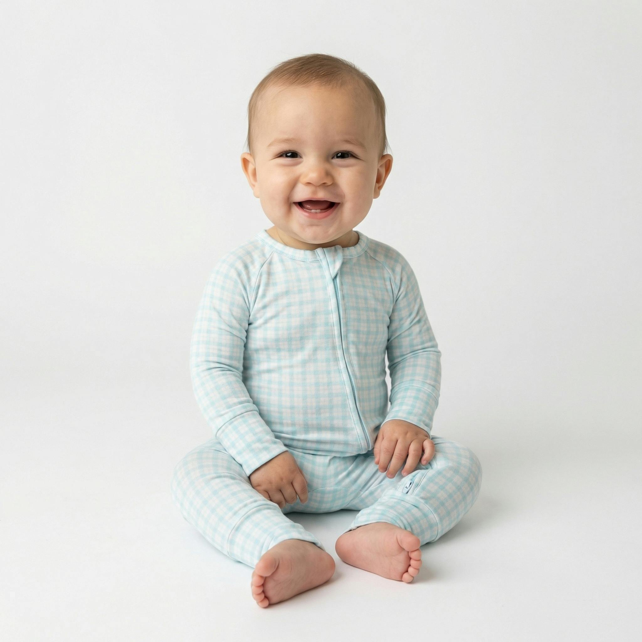 Coastal Check Bamboo Sleeper