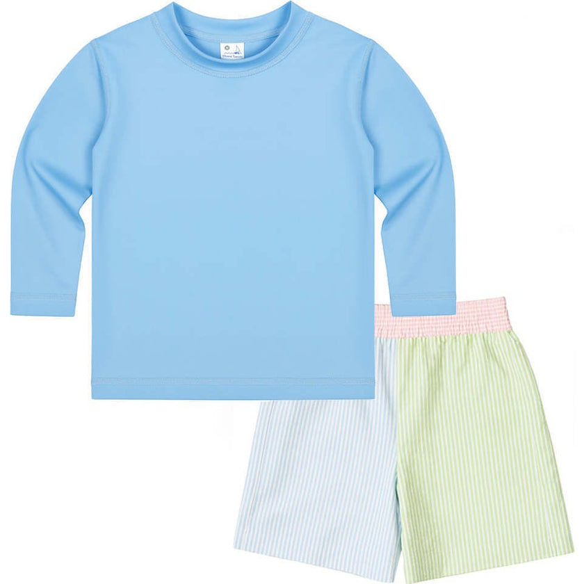 Blue Long Sleeve Rashguard