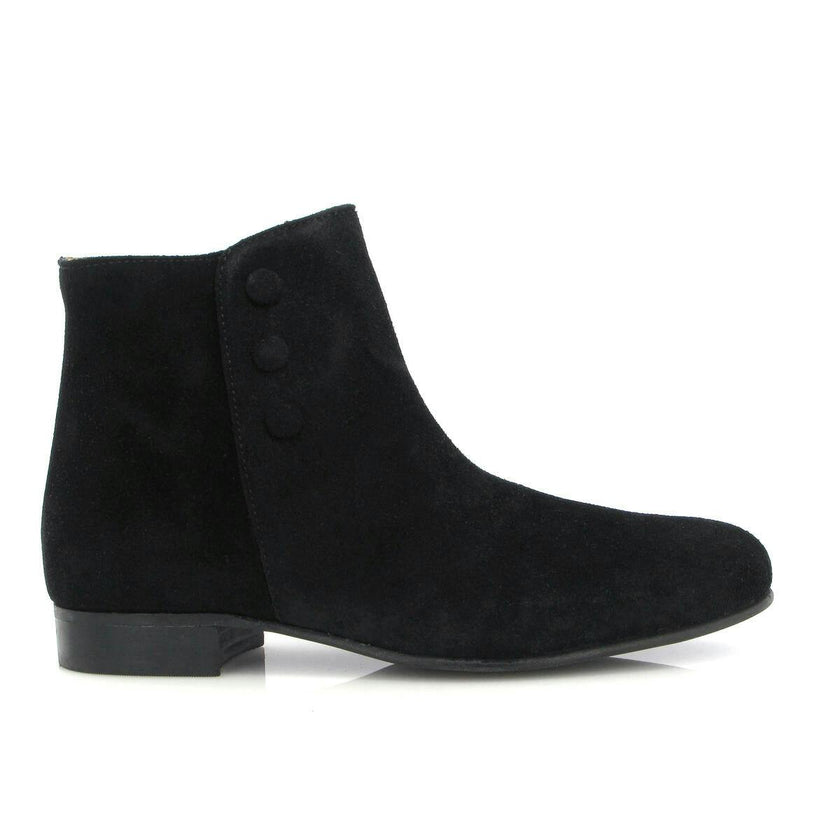 Suede Boots, Black