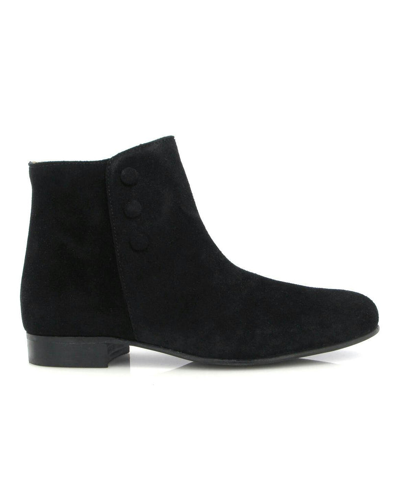 Suede Boots, Black