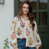 Womens Josephine Top - Harvest Dandelion