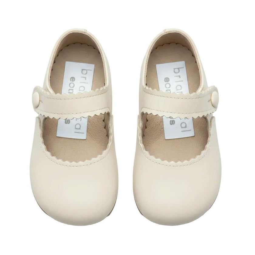 Emma Pre-Walker Baby Shoes - Ivory
