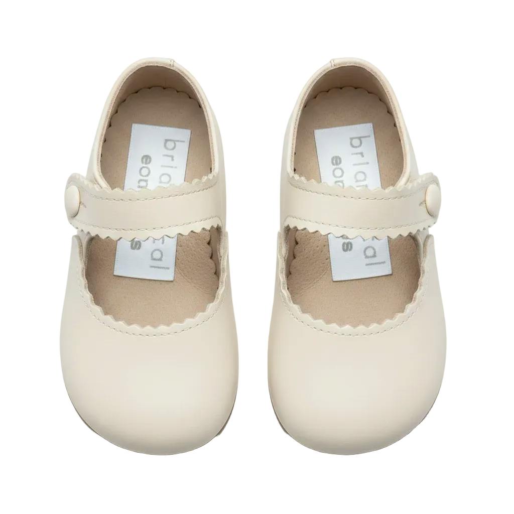 Emma Pre-Walker Baby Shoes - Ivory