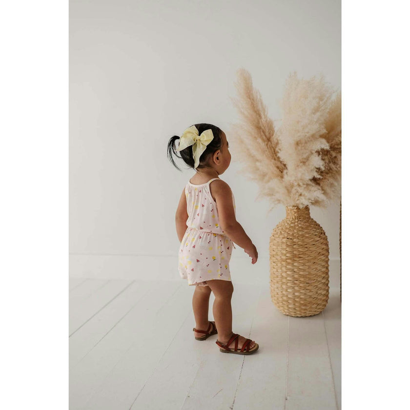 Baby Summer Romper Desert Rose Flora