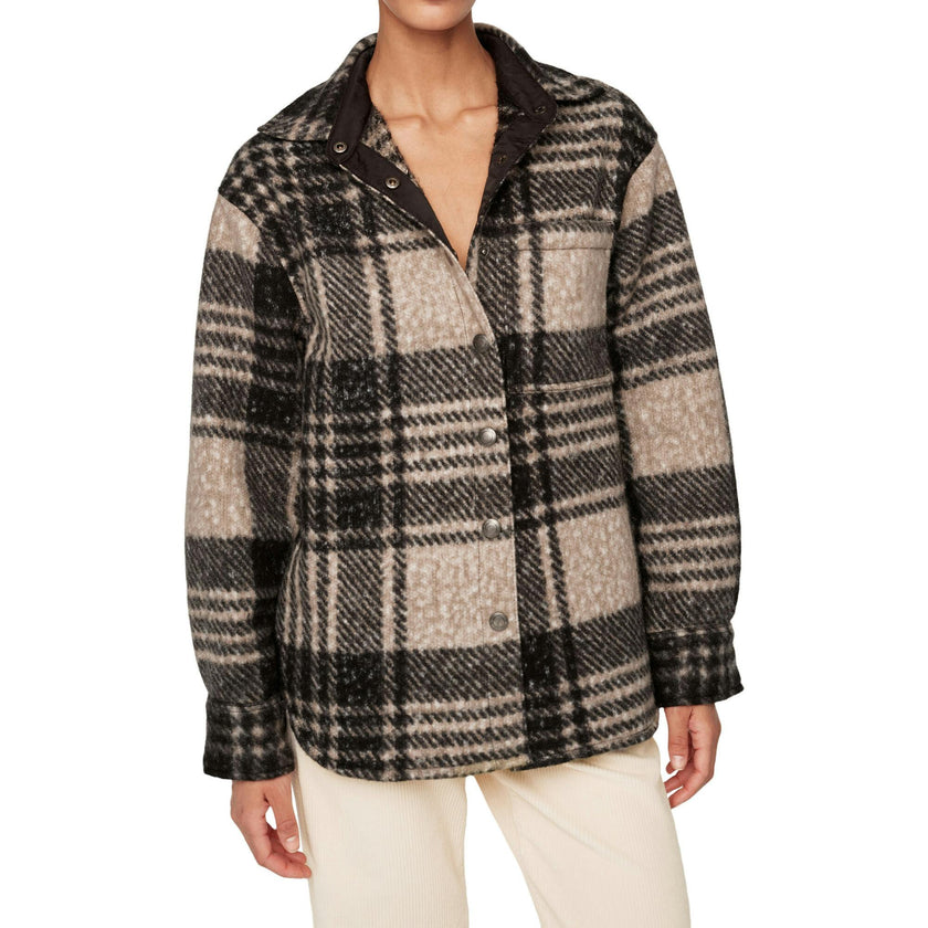 Faye Shirt | Fuzzy Plaid