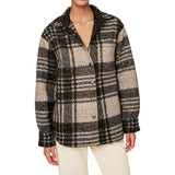 Faye Shirt | Fuzzy Plaid