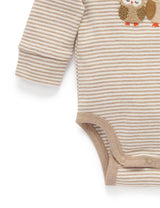 Bodysuit & Legging Set Mushroom Mini Stripe