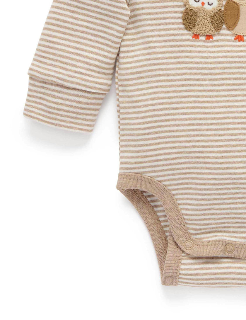 Bodysuit & Legging Set Mushroom Mini Stripe