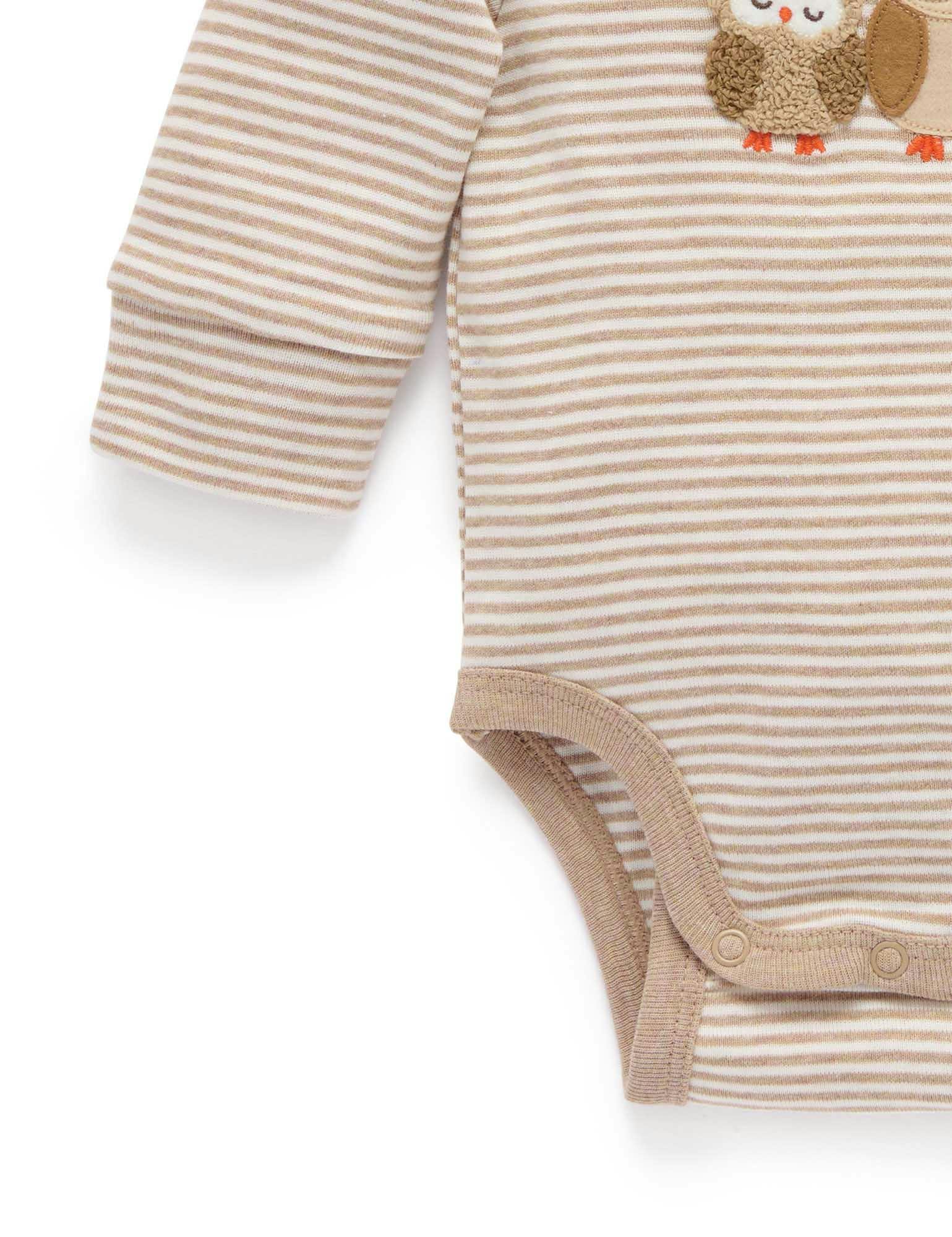 Bodysuit & Legging Set Mushroom Mini Stripe