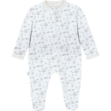Gray Raccoon Pima Baby Pajama