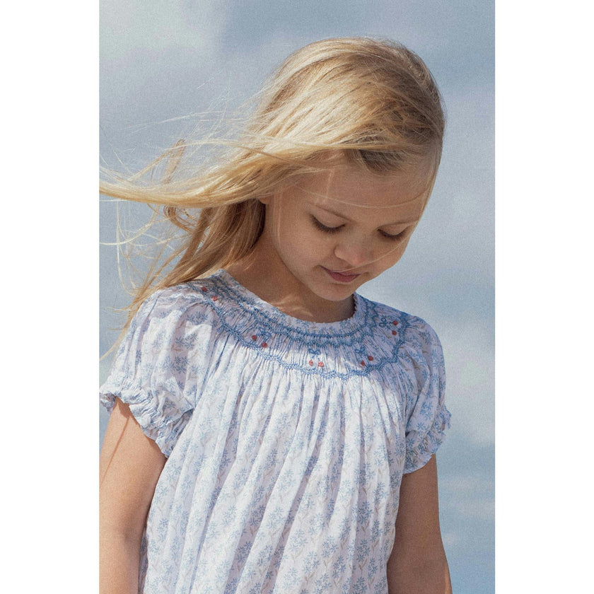 Dress Cherry Hand-Smocked Primrose, Florals