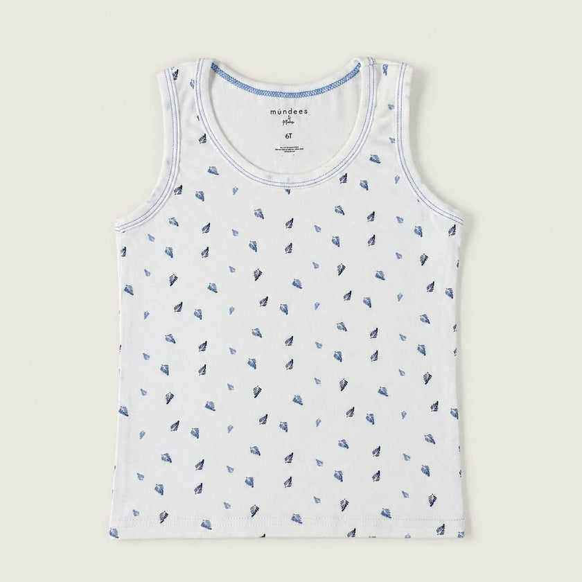 Feather Print Boy Undershirts 3 Pack
