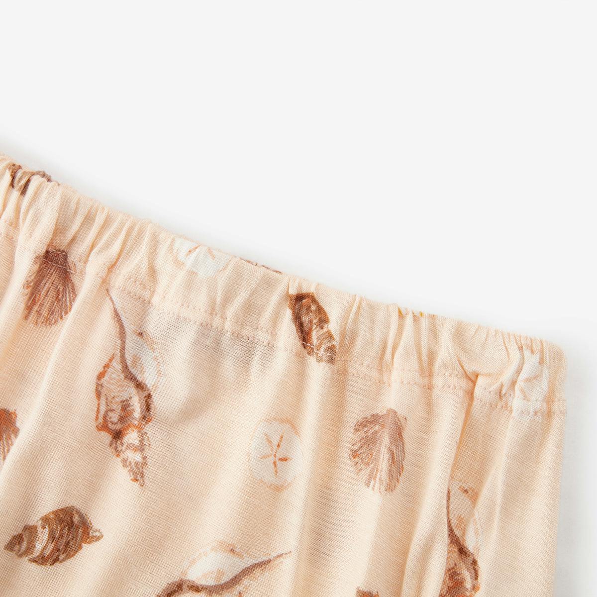 Seashells Bamboo Dress & Bloomer Set