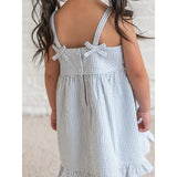 Juliette Seersucker Tank Dress - Shore Stripe / Sea