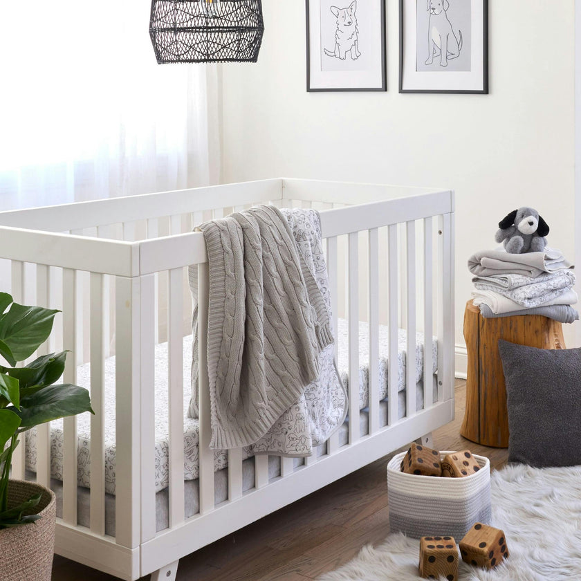FRANKIE Fitted Crib Sheet