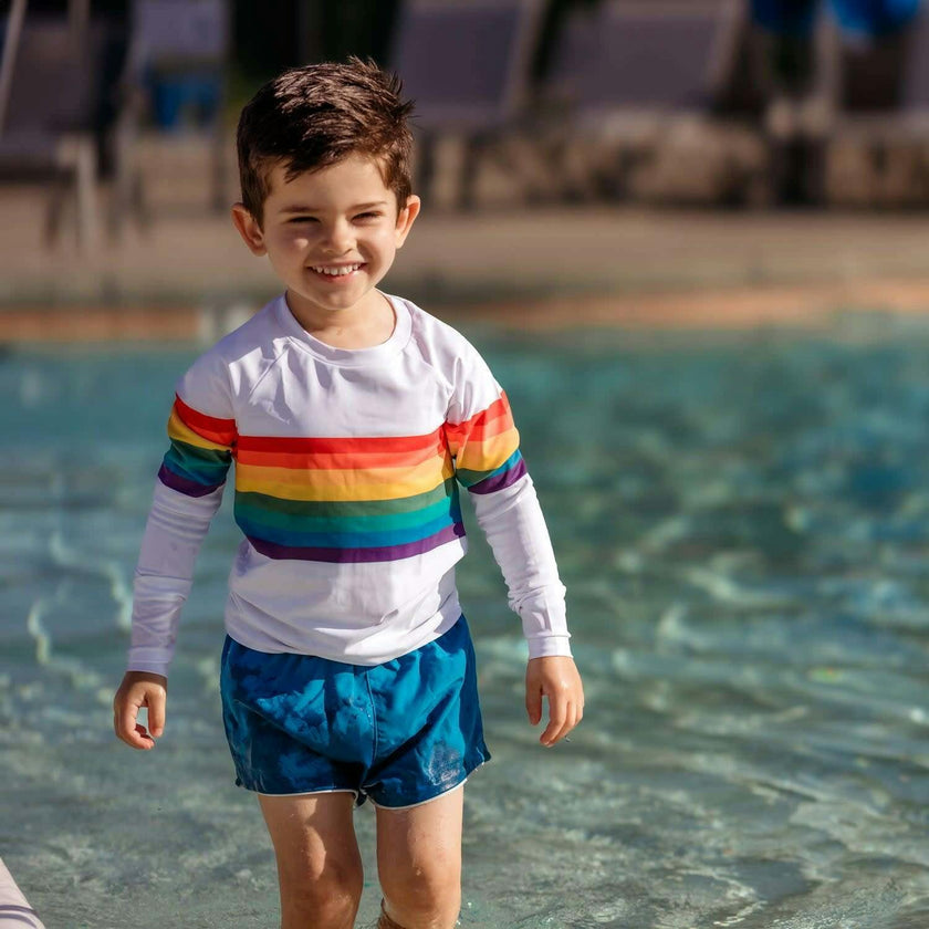 Forever Summer Rainbow Rash Guard