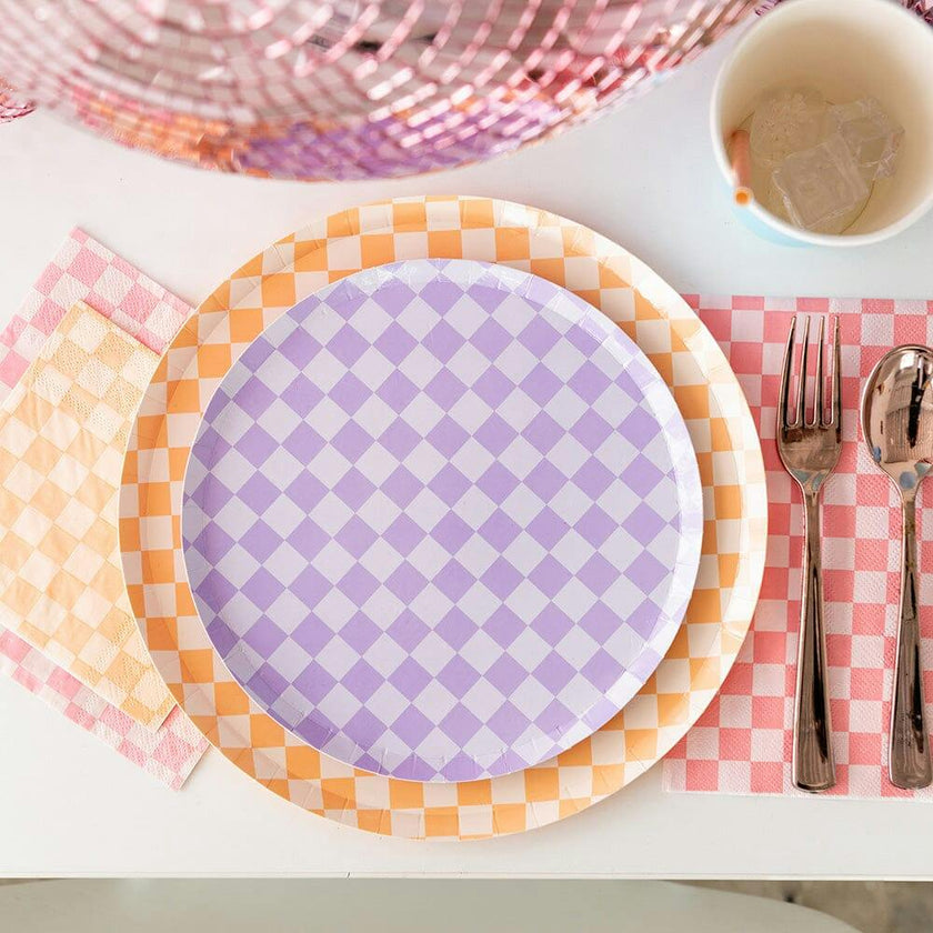 Check It! Tickle Me Pink Guest Napkins