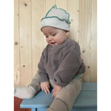 children's cotton hat - creamy avocado
