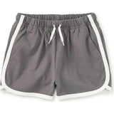 Sporty Ringer Shorts, Grey