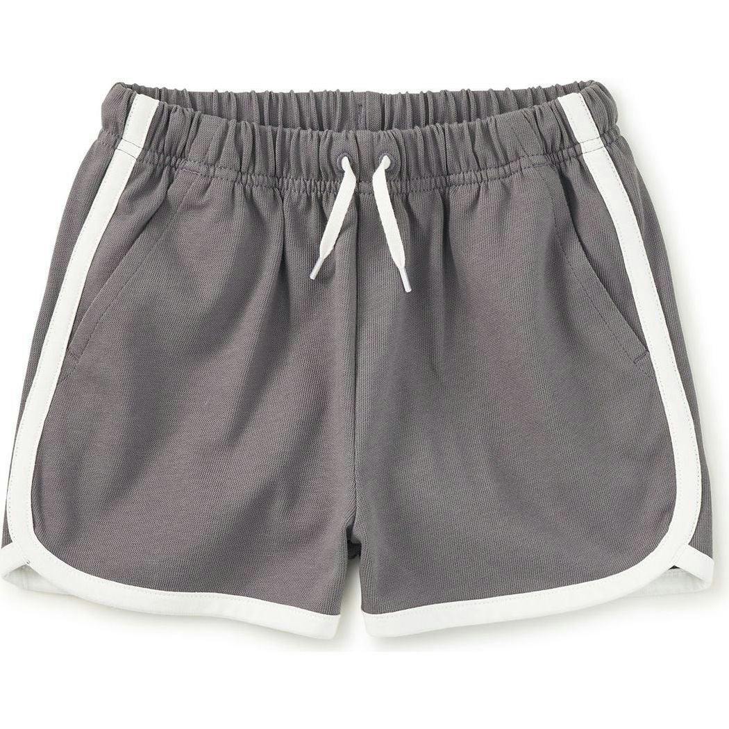 Sporty Ringer Shorts, Grey