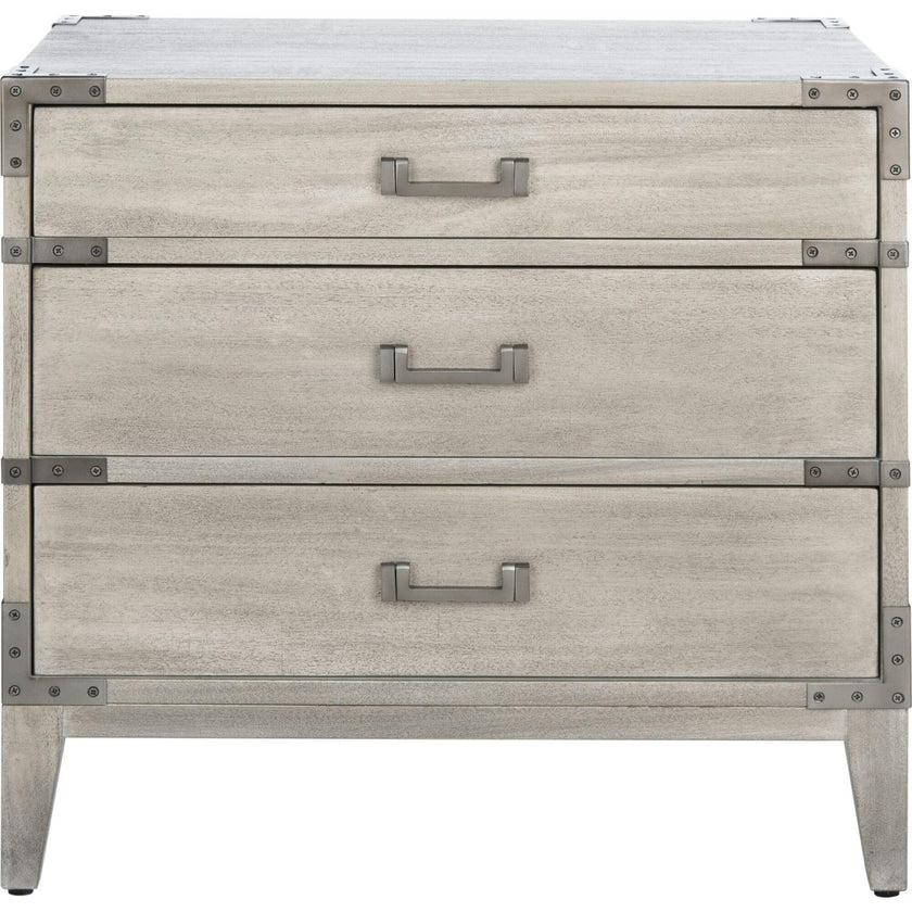 Nisha 3 Drawer Nightstand