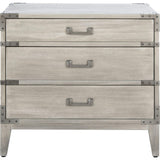 Nisha 3 Drawer Nightstand