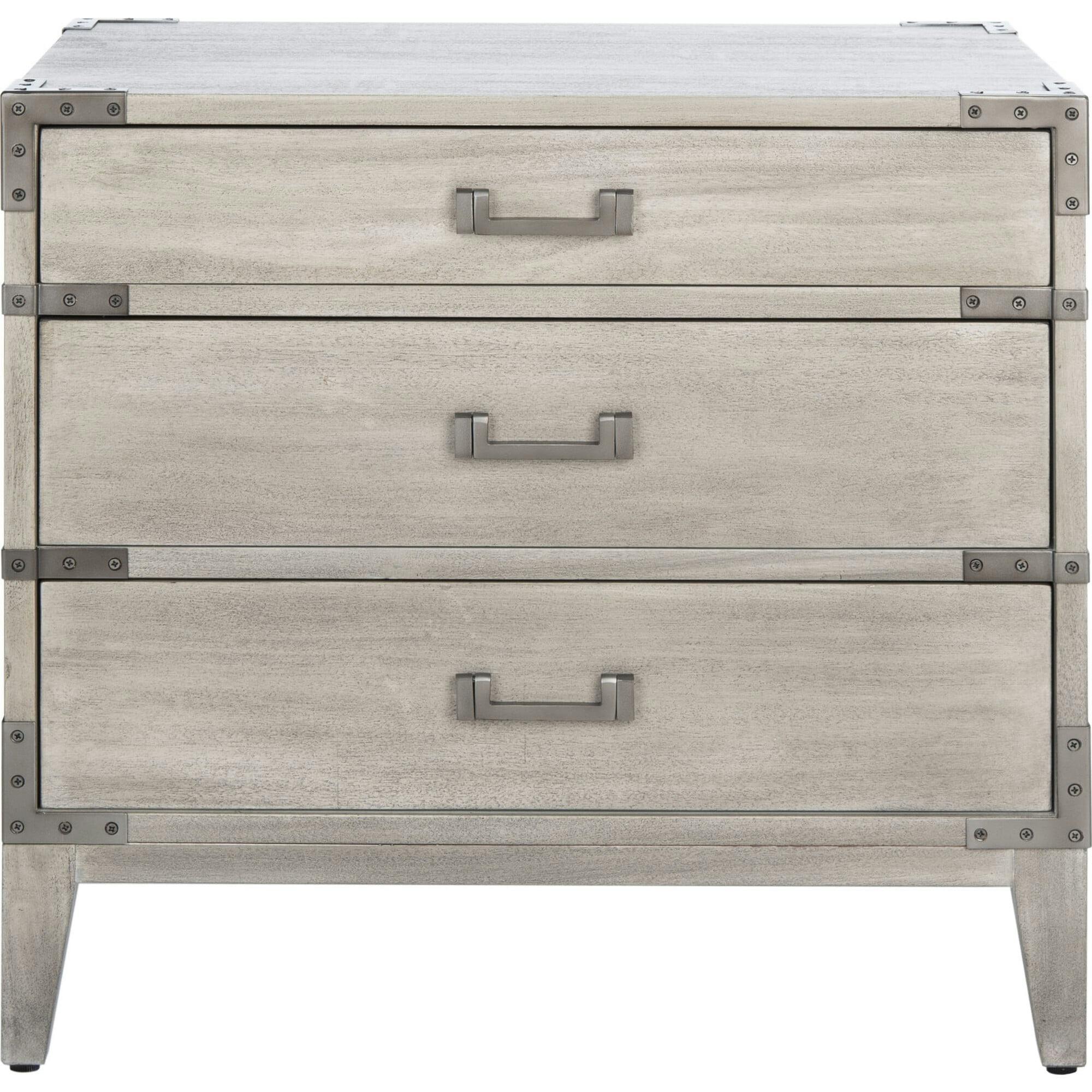 Nisha 3 Drawer Nightstand