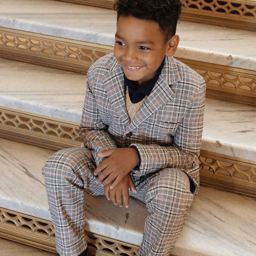 Organic Brushed Cotton Suit Jacket